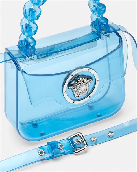 versace blue medusa bag|versace medusa clutch bag.